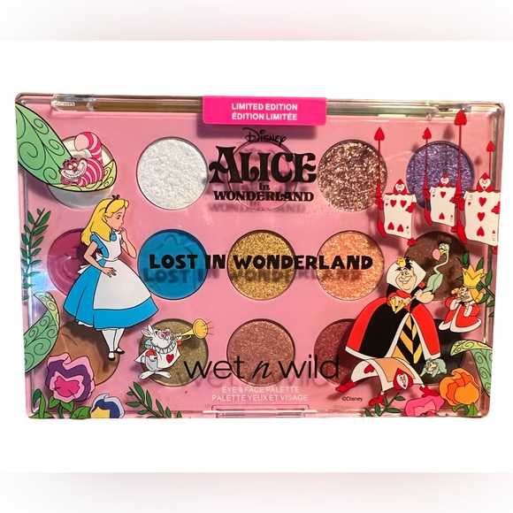 Disney Alice In Wonderland Wet & Wild Tea Anyone? Eye & Face Bronzer Palette Set - Picture 2 of 11